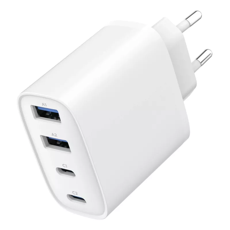 GEMBIRD TA-UC-2A2C-PD40-01-W GaN USB PD Φορτιστής 4 Θυρών, 40 W, Λευκό