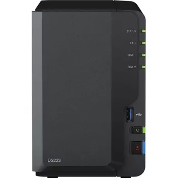 Synology DS223 2-Bay 8TB NAS με 2x 4TB Synology HAT3300-4T HDD