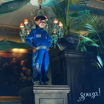 Souza! Astronaut Andre Στολή μεταμφίεσης Μπλε 5-7 Years