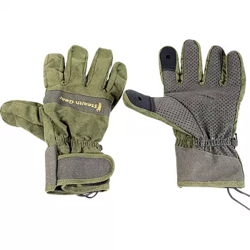 STEALTH GEAR Γάντια Μέγεθος M - Μαύρο, Πλήρη Δάχτυλα με Αναδιπλούμενες Άκρες, Συμβατά με Touchscreen, Αδιάβροχα & Ανθεκτικά στον Άνεμο