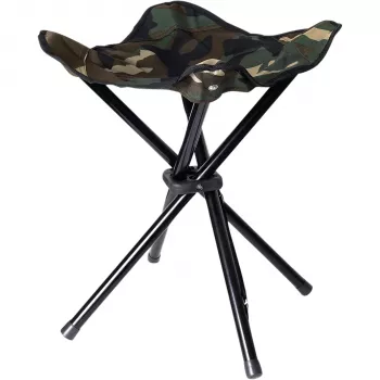 Stealth Gear Πτυσσόμενο Σκαμπό 4 Ποδιών Ελιά Πράσινο