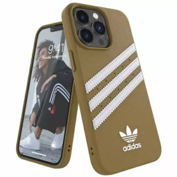 Adidas OR Moulded PU iPhone 13 Pro Case μπεζ-χρυσό 47806