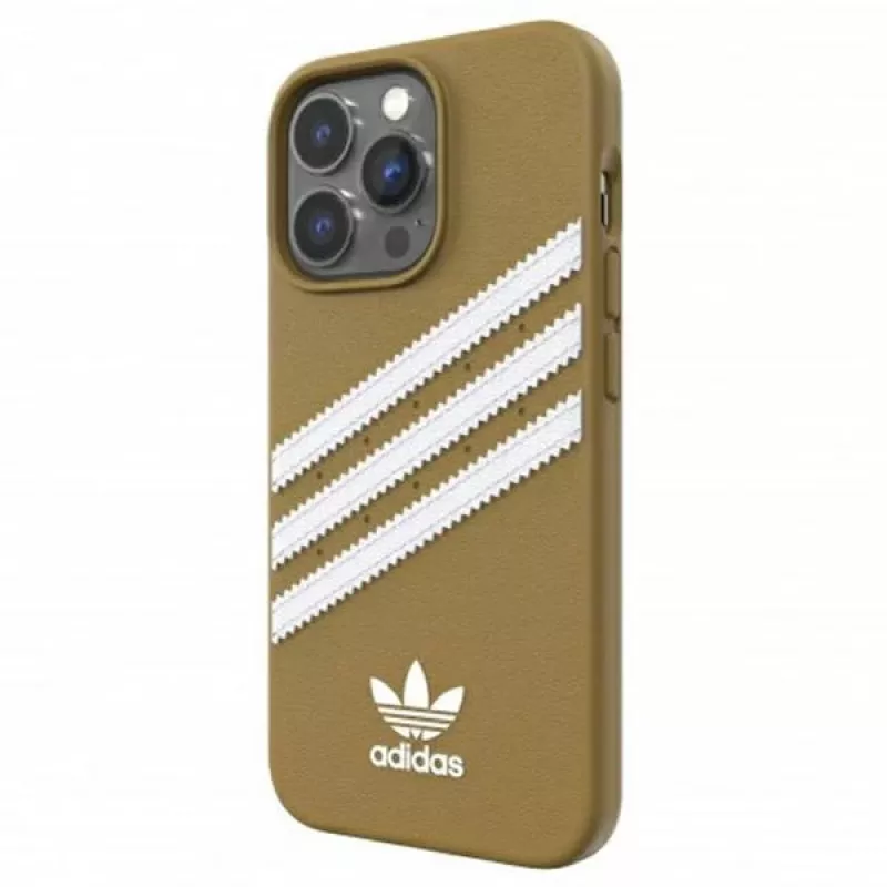Adidas OR Moulded PU iPhone 13 Pro Case μπεζ-χρυσό 47806