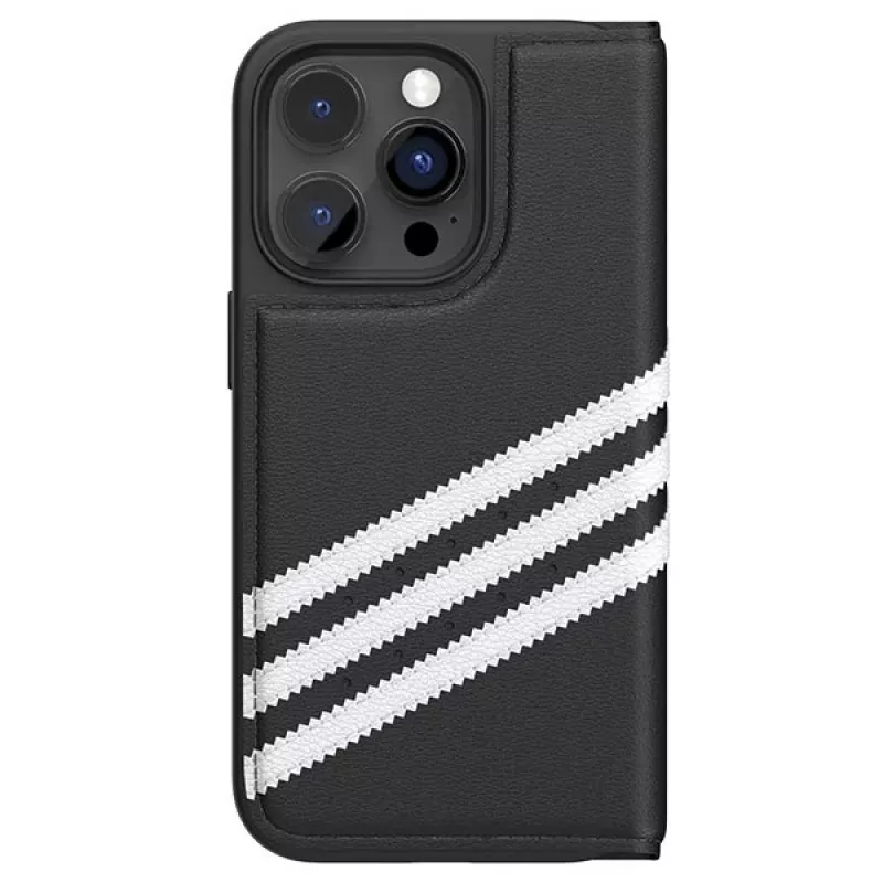 Adidas Originals OR Booklet Case PU για iPhone 14 Pro μαύρο/λευκό