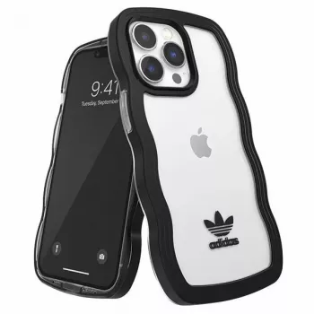 Adidas OR Wavy Case για iPhone 13 Pro / iPhone 13 6,1 ίντσες Μαύρο Διάφανο