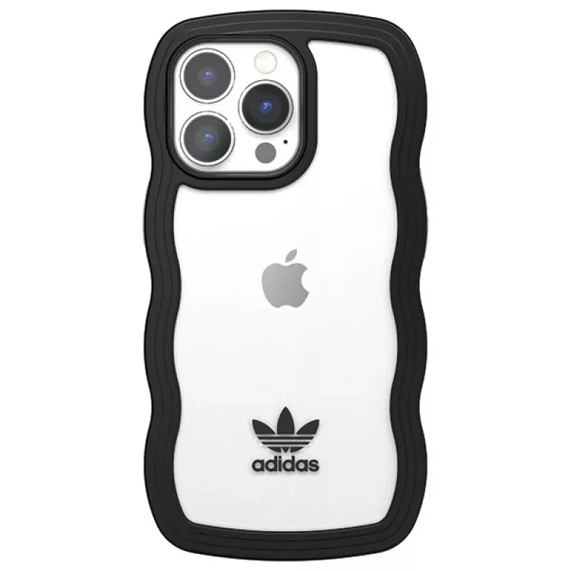 Adidas OR Wavy Case για iPhone 13 Pro / iPhone 13 6,1 ίντσες Μαύρο Διάφανο