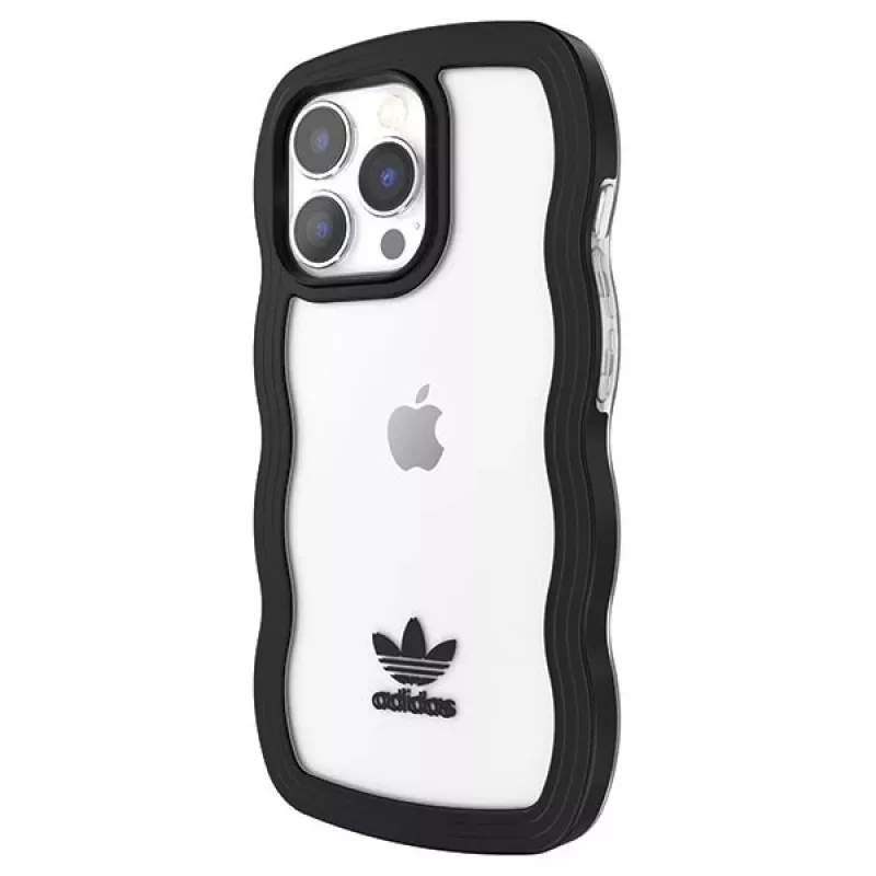 Adidas OR Wavy Case για iPhone 13 Pro / iPhone 13 6,1 ίντσες Μαύρο Διάφανο