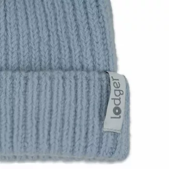 Lodger 100% Merino Wool Σκουφάκι Μωρού Blue Fogg 6-12 Μηνών