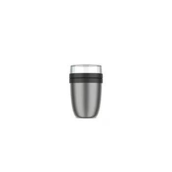 Mepal Thermo-Lunchpot Ellipse Ανοξείδωτο Nordic Black 500+200ml