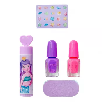 Souza! παιδικό σετ μακιγιάζ και nail styling γοργόνα 5 τεμ.