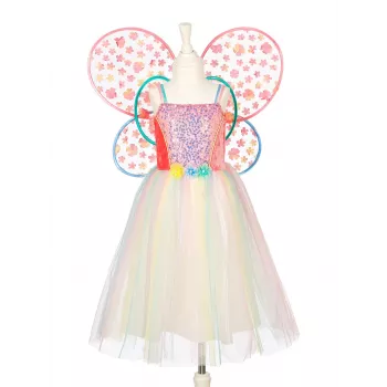 SOUZA! Fairy Butterfly σετ στολής Flora φόρεμα και φτερά 8-10 ετών