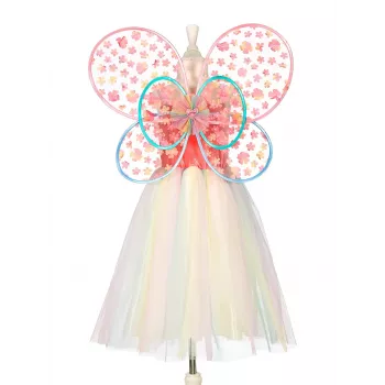 SOUZA! Fairy Butterfly σετ στολής Flora φόρεμα και φτερά 8-10 ετών