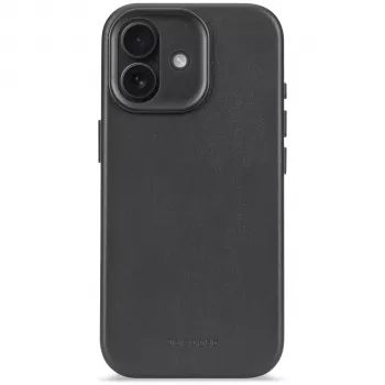 Decoded Θήκη πλάτης δερμάτινη για Apple iPhone 17 Μαύρο