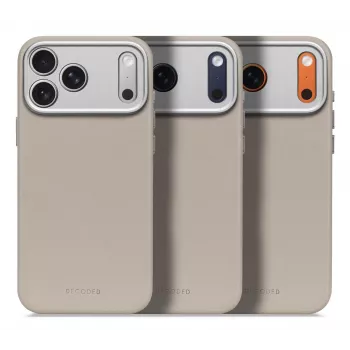 Decoded Δερμάτινη θήκη πλάτης για iPhone 17 Pro Max συμβατή με MagSafe Solid Clay