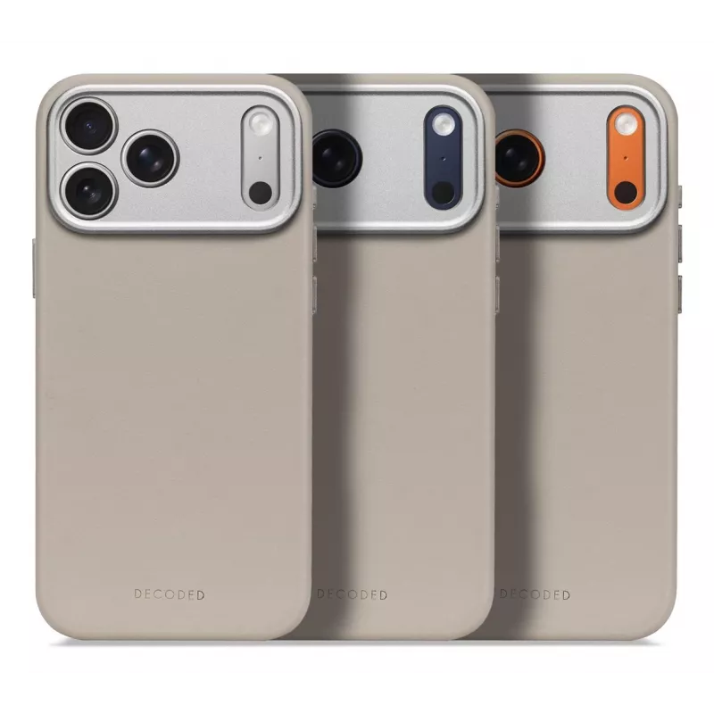 Decoded Δερμάτινη θήκη πλάτης για iPhone 17 Pro Max συμβατή με MagSafe Solid Clay