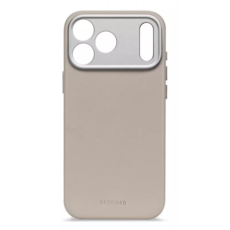Decoded Δερμάτινη θήκη πλάτης για iPhone 17 Pro Max συμβατή με MagSafe Solid Clay