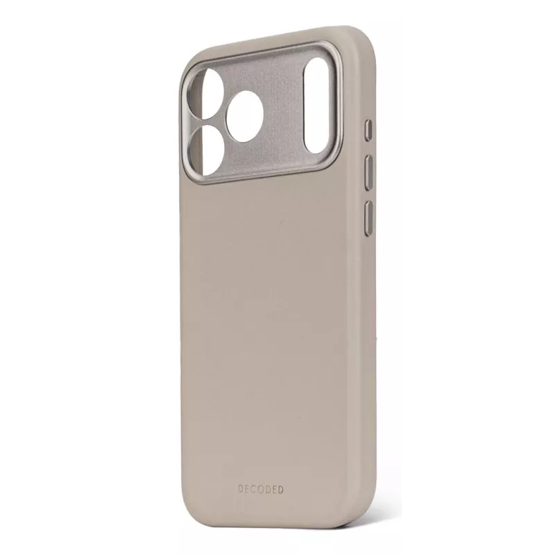 Decoded Δερμάτινη θήκη πλάτης για iPhone 17 Pro Max συμβατή με MagSafe Solid Clay