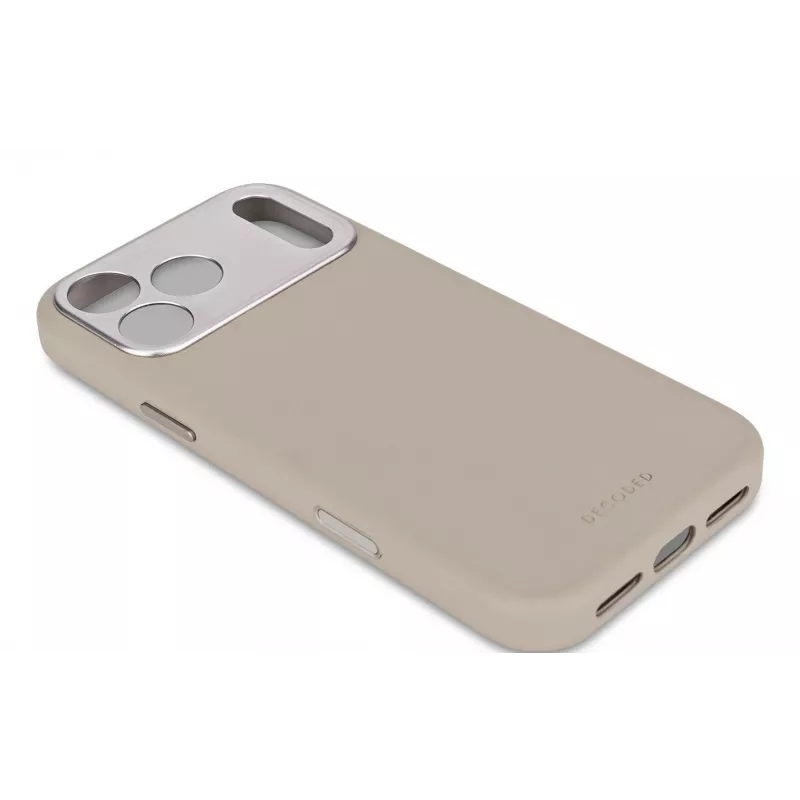 Decoded Δερμάτινη θήκη πλάτης για iPhone 17 Pro Max συμβατή με MagSafe Solid Clay