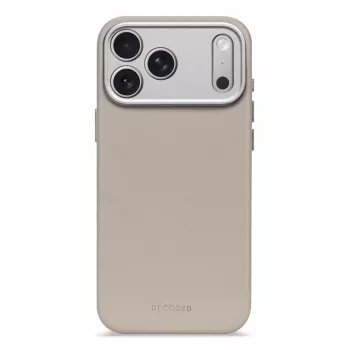 Decoded Δερμάτινη θήκη πλάτης για iPhone 17 Pro Max συμβατή με MagSafe Solid Clay