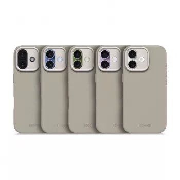 Decoded AntiMicrobial Θήκη Πλάτης Σιλικόνης για iPhone 17, Συμβατή με MagSafe, Soft Taupe