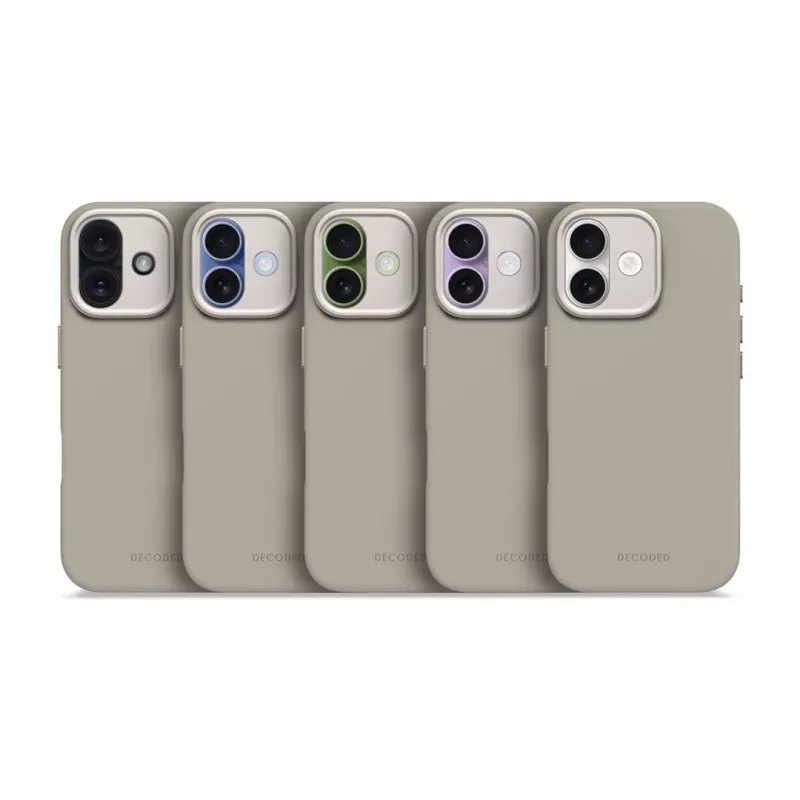 Decoded AntiMicrobial Θήκη Πλάτης Σιλικόνης για iPhone 17, Συμβατή με MagSafe, Soft Taupe