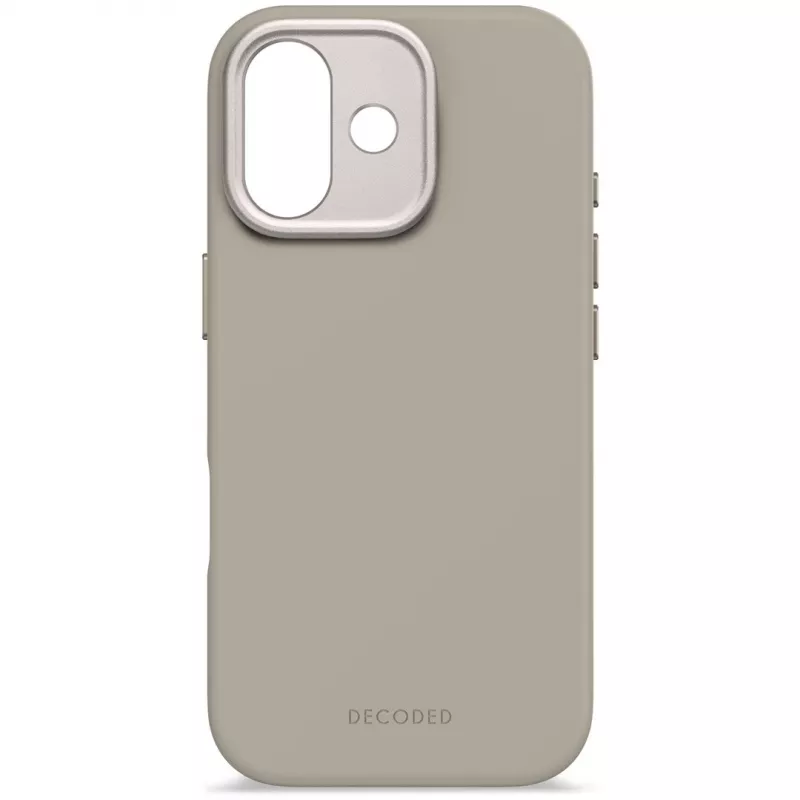 Decoded AntiMicrobial Θήκη Πλάτης Σιλικόνης για iPhone 17, Συμβατή με MagSafe, Soft Taupe