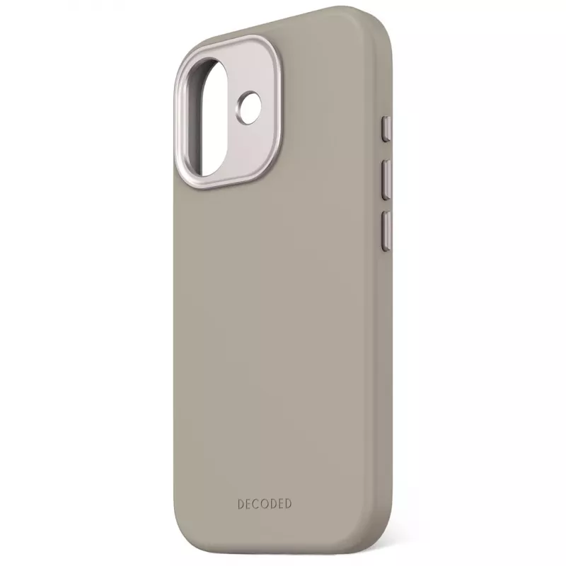 Decoded AntiMicrobial Θήκη Πλάτης Σιλικόνης για iPhone 17, Συμβατή με MagSafe, Soft Taupe