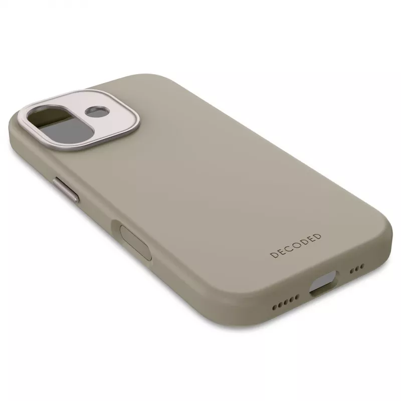 Decoded AntiMicrobial Θήκη Πλάτης Σιλικόνης για iPhone 17, Συμβατή με MagSafe, Soft Taupe