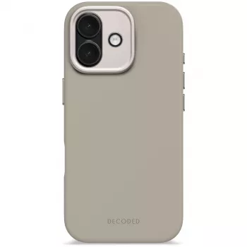 Decoded AntiMicrobial Θήκη Πλάτης Σιλικόνης για iPhone 17, Συμβατή με MagSafe, Soft Taupe