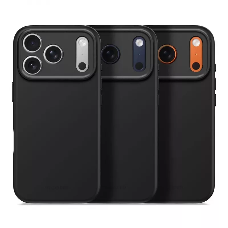 Decoded AntiMicrobial Silicone Θήκη Πλάτης για iPhone 17 Pro με MagSafe (Phantom Black)