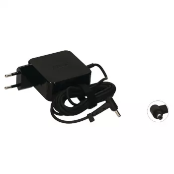 ASUS 45W Τροφοδοτικό AC 19V 2.37A Μαύρο για Notebook (Σταθερό Βύσμα EU)