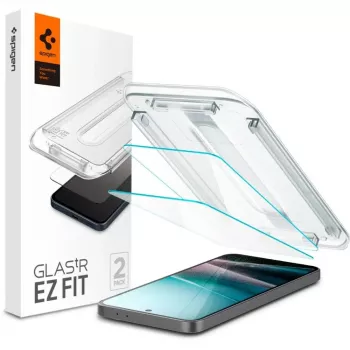 Spigen Glas.tR EZ Fit 2-Pack Προστατευτικό Οθόνης από Σκληρυμένο Γυαλί για Samsung Galaxy A36 5G Διαφανές