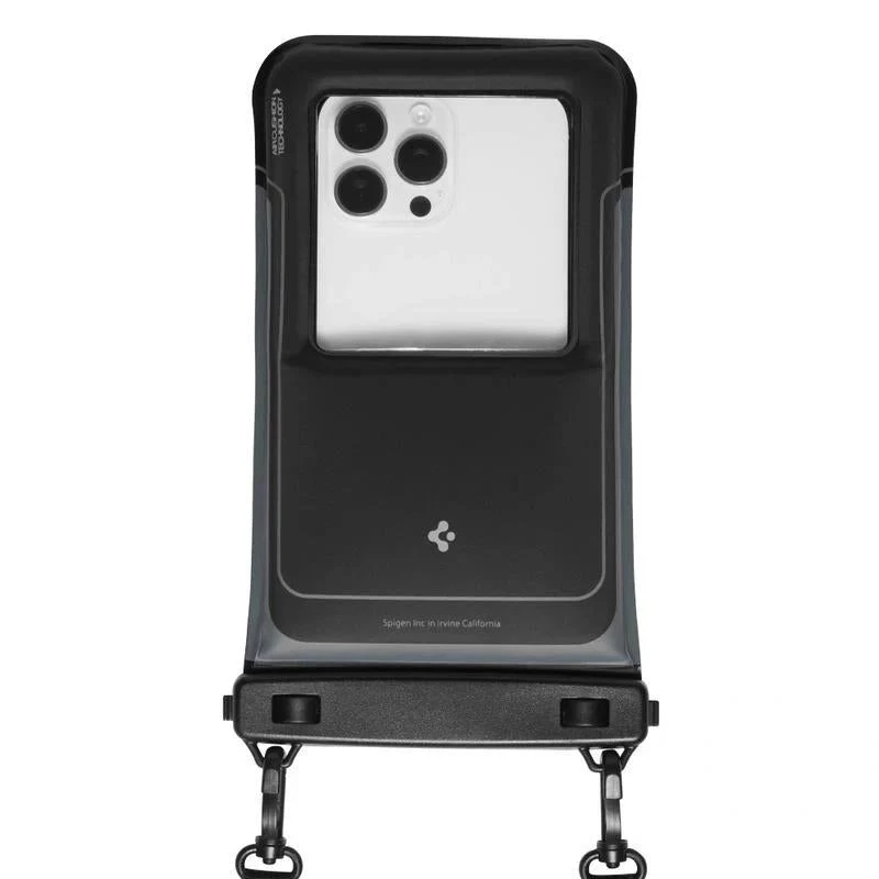 SPIGEN A611P Universal Waterproof Float Case 2-Pack Ματ Μαύρο