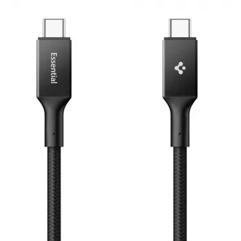 Spigen EB10010CC Essential Καλώδιο USB-C σε USB-C 100W 1m Μαύρο