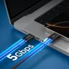 SPIGEN EB10020CC Essential Καλώδιο USB-C σε USB-C 100W 200cm Μαύρο