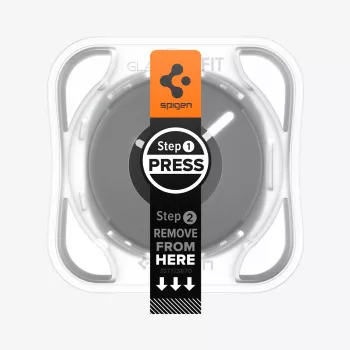 Spigen Glas.TR EZ Fit Μεμβράνη Προστασίας Οθόνης από Σκληρυμένο Γυαλί για Samsung Galaxy Watch 44 mm (Συσκευασία 2 τεμ.) - Διαφανές