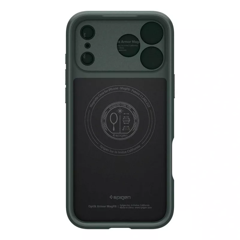 SPIGEN OPTIK ARMOR MAG MAGSAFE IPHONE 15 PRO ABYSS GREEN