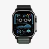 Spigen Rugged Armor Pro WBF1 λουράκι για Apple Watch 44/45/46/49mm μαύρο/πράσινο