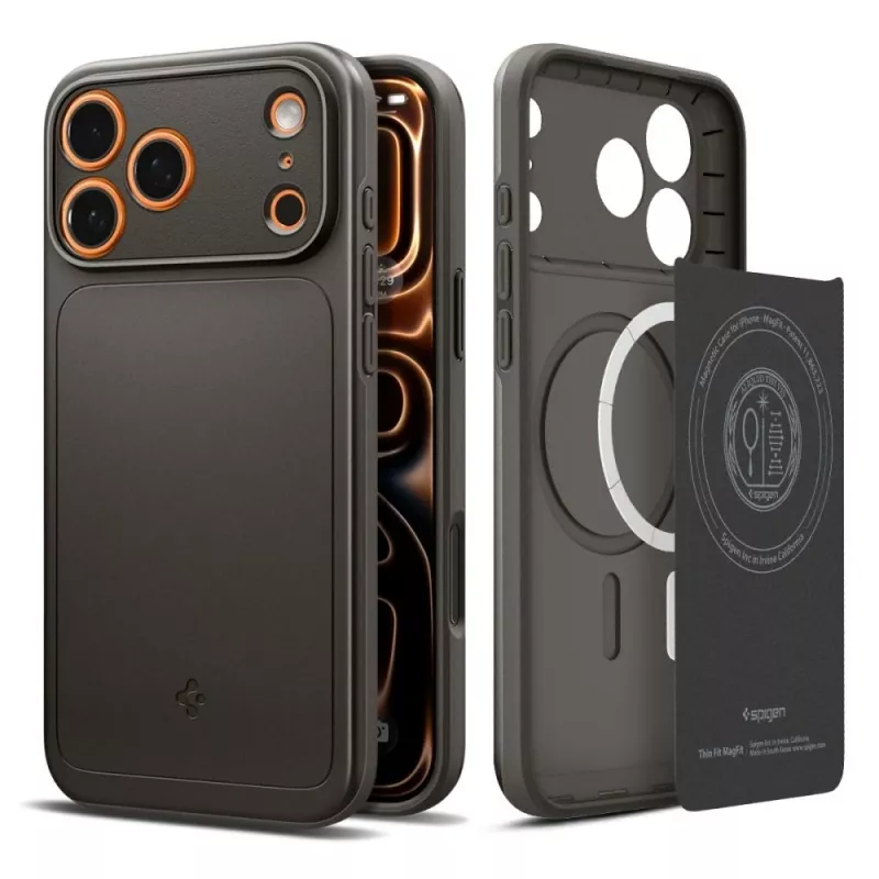 Spigen Thin Fit Mag MagSafe Θήκη για iPhone 17 Pro Max (Gunmetal)