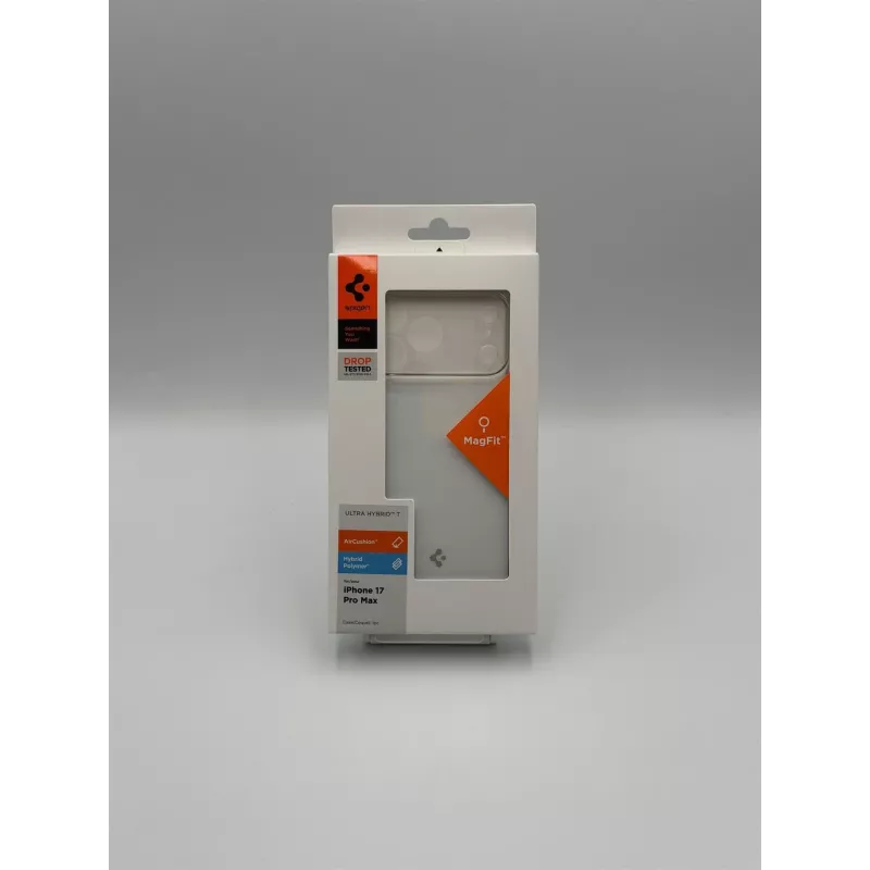 Spigen Ultra Hybrid “T” Mag MagSafe iPhone 17 Pro Max Clear/White