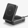 Spigen Essential Qi2 2-in-1 ασύρματη βάση φόρτισης 25W MagSafe μαύρο