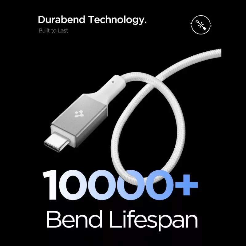 SPIGEN EB24015CC Essential καλώδιο Type-C 240W 150cm λευκό