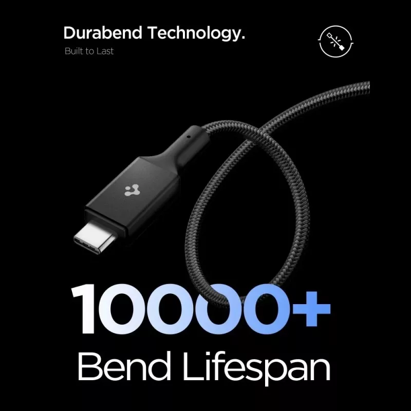 SPIGEN EB24015CC Essential καλώδιο USB-C σε USB-C 240W 150cm μαύρο