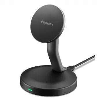 SPIGEN EF151MS Essential μαγνητικός ασύρματος φορτιστής MagSafe 15W μαύρο
