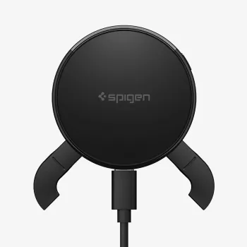SPIGEN EV25MFAQ Essential Peltier μαγνητικός ασύρματος φορτιστής βάσης αυτοκινήτου MagSafe 25W Qi2.2 μαύρο