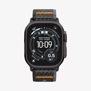 Spigen Athlex Air 2 λουράκι Apple Watch 44/45/46/49 mm Active Black/Orange