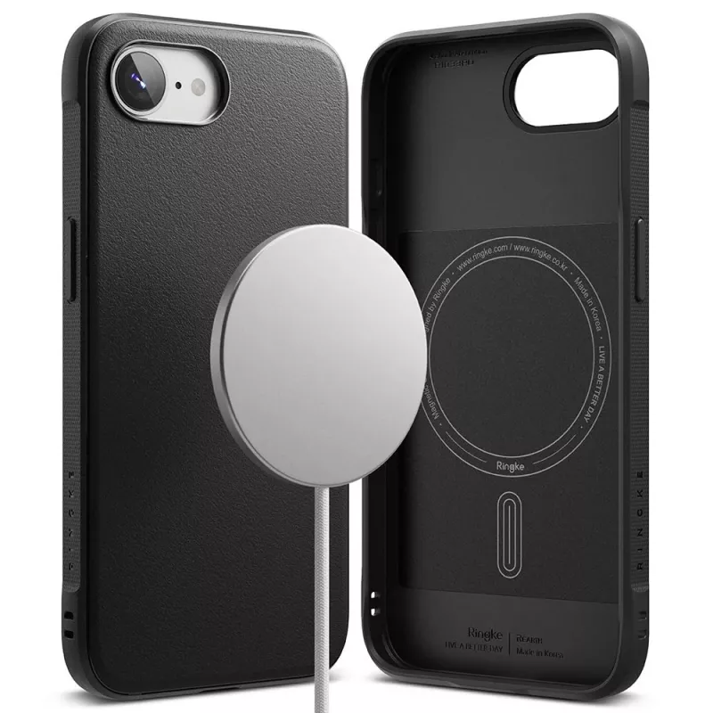 RINGKE ONYX Magnetic MagSafe θήκη για iPhone 16E / 17E, μαύρη