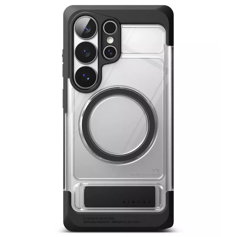 RINGKE UX MAGNETIC MAGSAFE GALAXY S26 ULTRA μαύρη/διάφανη