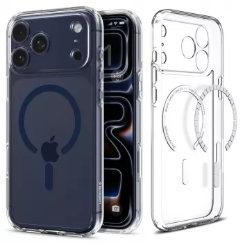 SPIGEN ULTRA HYBRID MAG MAGSAFE IPHONE 17 PRO Διάφανο/Σκούρο Μπλε