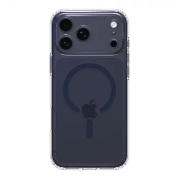 SPIGEN ULTRA HYBRID MAG MAGSAFE IPHONE 17 PRO Διάφανο/Σκούρο Μπλε